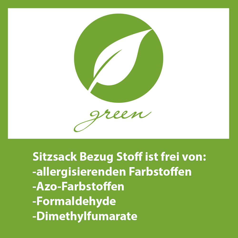 QSack Lieblingssack Bezug Sitzsack schadstoffgeprüft