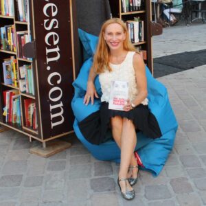 Andrea Sawatzki StadtLesen Sitzsack QSack Andrea Sawatzki StadtLesen Sitzsack QSack